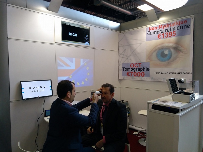 OICO stand at Silmo, Paris 2017